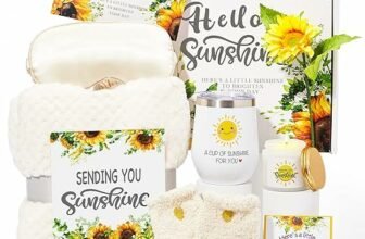 Brighten Her Day: Sunflower Gifts for Women Get Well Soon Gifts Basket