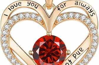 Unlock the Magic of Sentimental Jewelry: LOUISA SECRET Love Heart Birthstone Necklaces