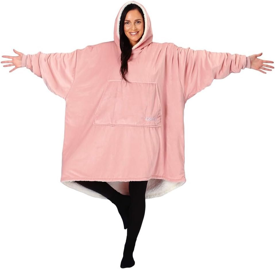 THE COMFY Original | Oversized Microfiber & Sherpa Wearable Blanket