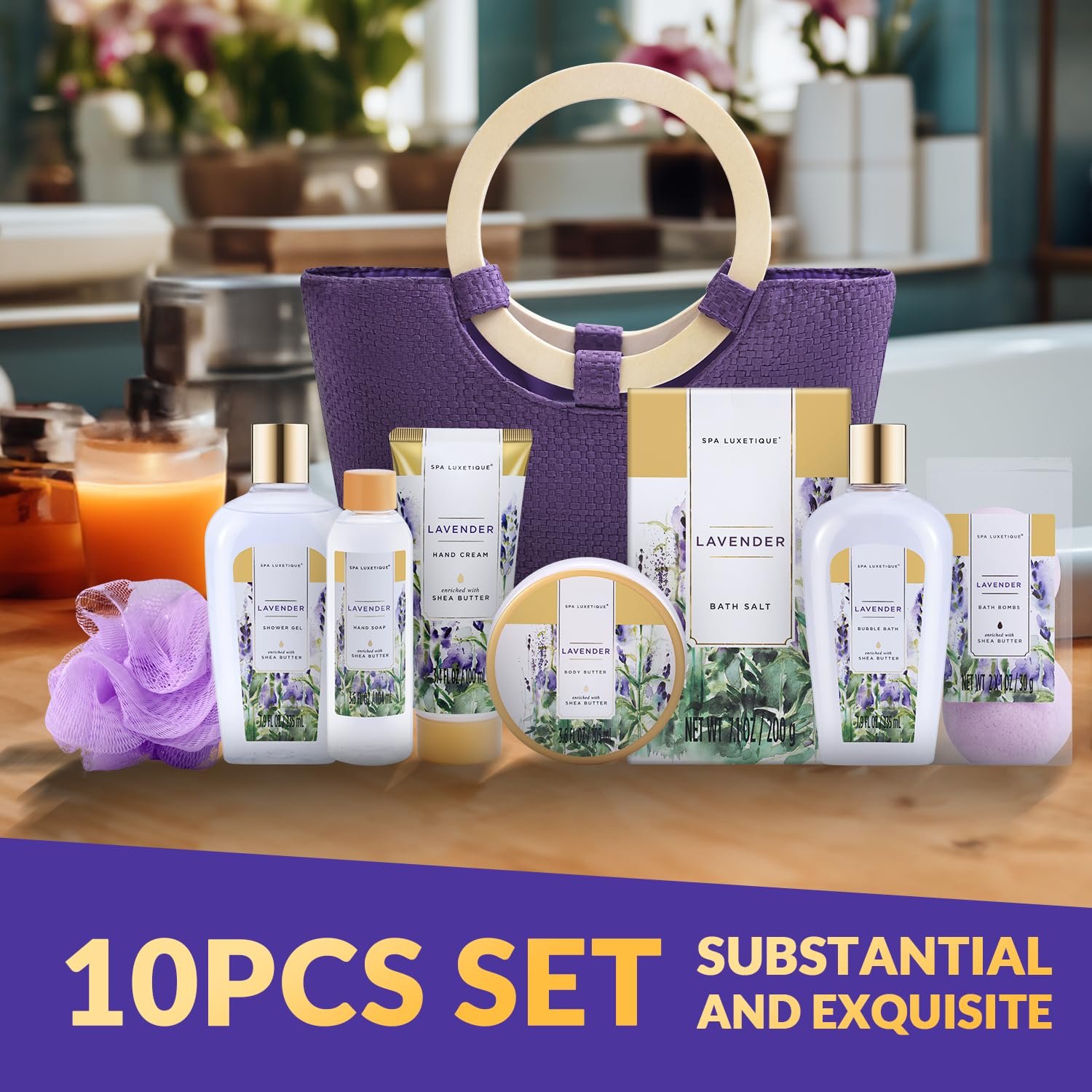 Spa Luxetique Gift Baskets for Women, Spa Gifts for Women