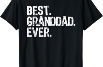 The Perfect Gift for the Ultimate Grandpa: “Best Granddad Ever” T-Shirt