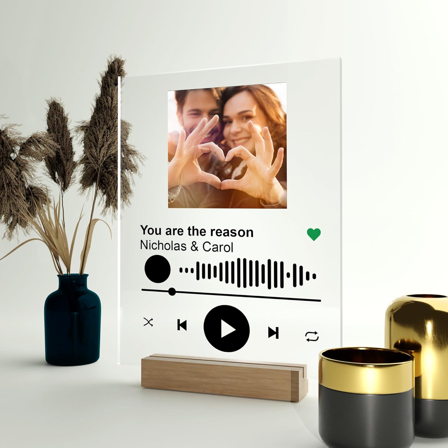 CRYPTONITE Personalized Acrylic Spotify Plaque