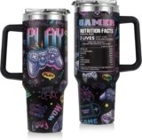 Level Up Their Drinkware Game: The 40oz Gamer Tumbler That Actually Gets It