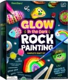 Spark Creativity with the Kids Rock Painting Kit – Glow in The Dark: The Perfect Easter Gift for Young Artists!